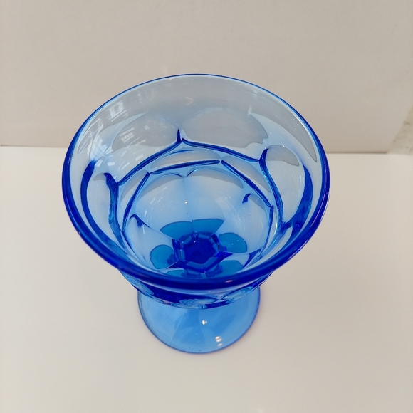 Fostoria Argus Blue Sorbet Glass - Picture 2 of 3